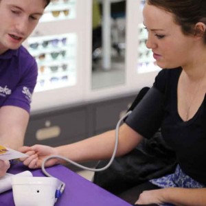 Blood pressure test