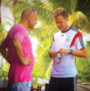 ic! Berlin founder travels to Brazil to give sunglasses to German natiional team