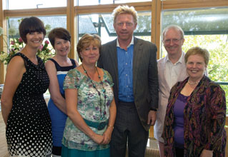 Wimbledon lunch with Boris