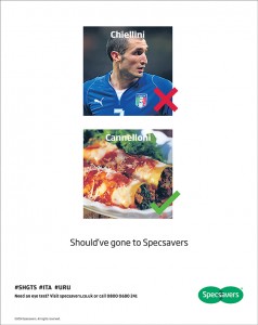 Specsavers advert