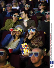 3D glasses Italian cinema