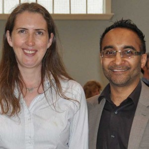 Elaine Styles and Harinder Paul