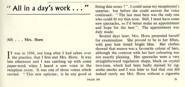 Echoes of the Past: Fussy patients 