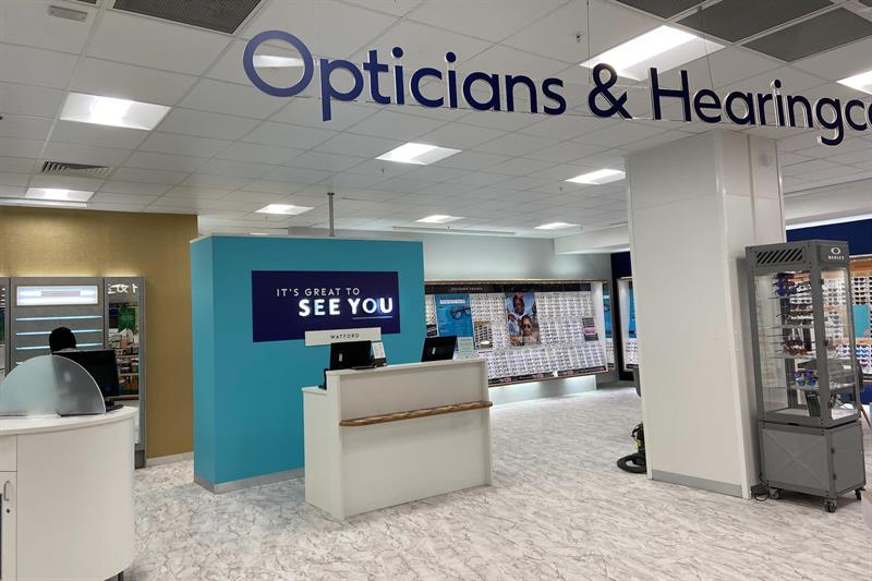 Boots Opticians completes Watford refurbishment