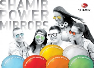 Shamir powers on with mirrored prescription lenses