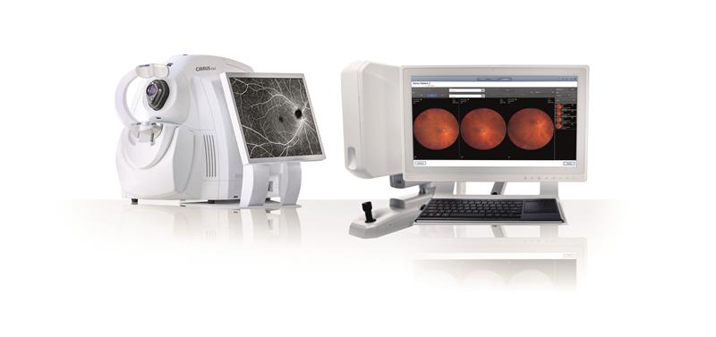 Cirrus OCT, Clarus ultra-widefield fundus camera