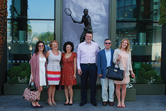 Photo A Rodenstock customers at Wimbledon